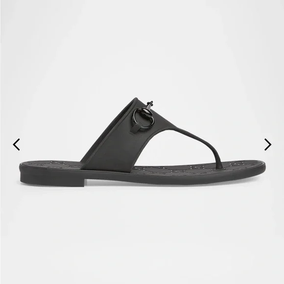 Gucci Horsebit Thong Sandals - Picture 6 of 7
